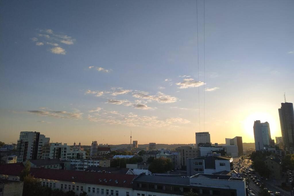 9Th Floor Amazing View Central Studio Apartment VNO Exteriér fotografie